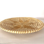 Papago Tohono O odham Tray   Basket Split Stich 11 5  Diameter X 1 25  High