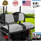 Golf Cart Rear Seat Cover For Club Car Ezgo Yamaha Aftermarket Black Gray