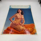 Lot 2 Vintage Klm Pinup Calendar Prints Curves Ahead Pert And Pretty 12x17