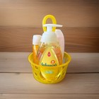 Johnson   s Baby Gift Set With Bath Caddy Shampoo   Lotion   Head To Toe Wash 