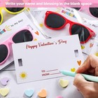 Valentines Day Gifts For Kids- 12 Pack Valentines Cards With Sunglasses-valentin