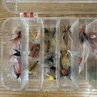 Vintage Old Pal  little Pal  Fly Fishing Fly Box W 31 Flies