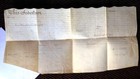 1818 Antique Vellum Deed Sam Ross New Castle De Sam Cochran Chester Co Pa Brown