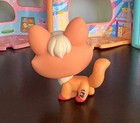 Littlest Pet Shop Lps  1812 Fox Orange Cream Blue Eyes Rare Authentic Hasbro