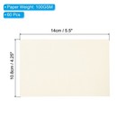 60 Sheets Vellum Paper 4 25x5 5  Vellum Paper Printable 100gsm  Light Gold