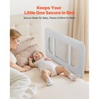 Uimoso Adjustable Height Toddler Bed Rail - Portable Kids Safety Guard  1 Piece
