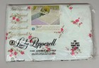 Vtg Lady Pepperell Percale Sheets Pillowcases Set Double Pink Roses Cottagecore