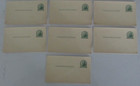 7pc Vintage One Cent Penny 1c Jefferson Unused Unposted Post Card Lot