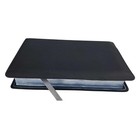 Zondervan Niv Wide Margin Bible Black Goatskin Leather Cover Premier Collection