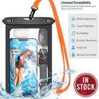 Large Waterproof Phone Pouch Case Cover Underwater Floating Cell Phone Dry Bag