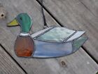 4  X 8  Stained Glass Mallard Duck Handcrafted Handmade Suncatcher