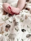 Muslin Quilt Toddler Blanket - Silky Soft And Breathable Baby Quilt - Oversiz 