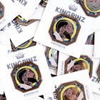 St  Nip - Stained Glass Window Lapel Pin      nipsey Hussle      crenshaw      slauson