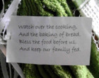 Christmas Angel Made W  Hand Towel  Dish Cloth  Pot Holder   Poem  Green   White