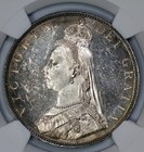 1887 Great Britain Proof Like Double Florin Ngc Ms 63 Pl Arabic 1 In Date 4s