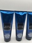 New Bath   Body Works Ocean Men s Body Cream 3pc Set Full Size Shea Butter 24oz