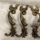 Set Of 8 French Antique Bronze Ornate Drawers Handles  Circa 1900