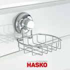 Hasko Suction Cup Soap Dish For Shower Wall  Rustproof Stainless Steel Shower So