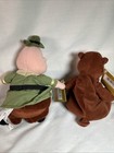 Disney Store 8  Bean Bag Plush Humphrey The Bear   Ranger Wilderness Lodge Nwt