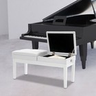 Double Seater Piano Bench  Adjustable Duet Piano Bench  Piano Bench storage Box
