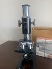 Lafayette Microscope Set 100x  200x  300x Wooden Case - Vintage - Super Nice 