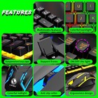Wired Led Rgb Gaming Keyboard   Mouse Combo  Mechanical Feeling  104 Key