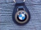 Bmw Logo Leather Key Fob Nos Antique Gold Hardware High Quality Classy