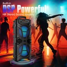 Portable Bluetooth Speaker Dual Subwoofer Heavy Bass Stereo Sound System Party