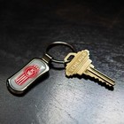 Kenworth Keychain Metal Chrome Key Ring Tag Fob - Semi Trucking  Great Gift 
