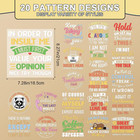Dtf Transfers Ready To Press - 20 Pcs Funny Sarcastic Iron On Patches For T-shir