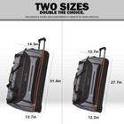 2pcs Luggage Set Softside Expandable Suitcase 28 32  Carry-on Luggage Travel Bag