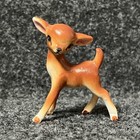 Miniature Ceramic Baby Deer Figurine Fawn Animals Farm Country Vintage