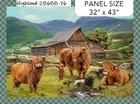 Highland Stars Quilt Kit 64-76   Northcott Collection Cows Cow Fabric Beginner