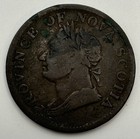 1832 Nova Scotia Half Penny Token X-616