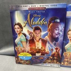 Disney s Aladdin Will Smith Blu-ray   Dvd New Factory Sealed With Slipcover