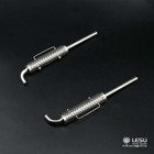 1 14 Metal Lesu Chimney Exhaust Pipe For Rc Tractor Truck Tamiya Car Parts