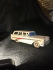 Vintage Tin Ford Wagon Friction Bandai Made In Japan 1960s