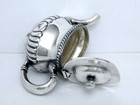 Gorham Silver Soldered Wwi   interwar Usn Officers    Teapot Horizontal Eagle Crest