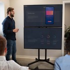 Vivo Dual Tv Cart Mount For Lcd Led Plasma Flat Panel   Fits 32  To 65  Screens