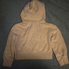 Nike Unisex Gray Pullover Hoodie Xs Long Sleeve Hooded Logo Sweatshirt