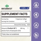 Liposomal Ubiquinol Coq10 800mg Heart Brain   Energy Support 120 Vegan Softgels