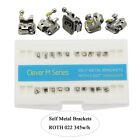 Self Ligating Brackets Metal Empower Orthodontic Brace Roth Mbt 022 345 Clever M