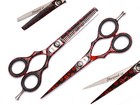 Professional Barber Shears Hair Cutting   Thinning Scissors Hairdressing Set 5 5