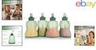 Silicone Baby Food Pouches  4-pack Refillable Squeeze Storage For Smoothies