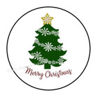 Merry Christmas Tree Envelope Seals Labels Stickers Party Favors