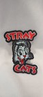 Stray Cats Red   Black Logo 3 75 X 2 75 Inch Iron On Patch