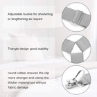 Bed Sheet Fasteners  4 Pcs Adjustable Triangle Elastic Suspenders Gripper Holder
