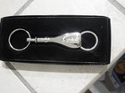 Rare Zoloft Pharmaceutical Drug Rep Promo Silver Tone Keychain Nib   4 5  Long