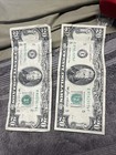 Old Money Bills Dollars Lot 2 20 Dollar Bills 1985 -1990