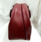Brunswick Retro Red Bowling Ball Bag Vintage Vinyl W  Tweed Fabric Top Carry